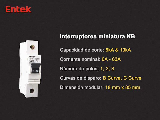 Interruptores miniatura (MCB)