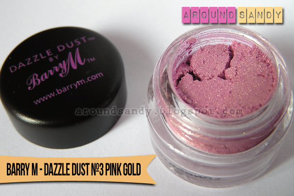 Dazzle Dust 3 Pink Gold  Barry M swatches swatch pigmento dónde comprar opinión review