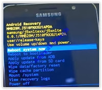 Android System recovery - Samsung Galaxy J5 (2016) - J510F