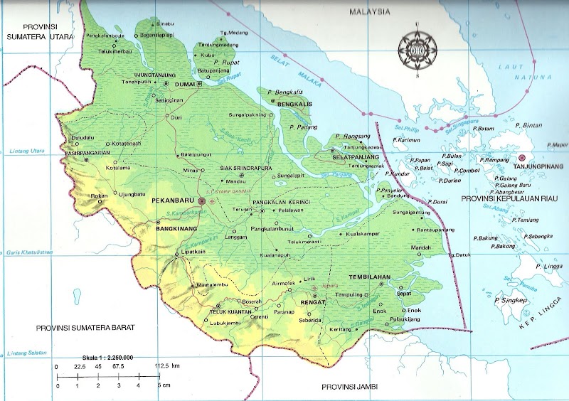 Konsep Penting Riau Province Map, Pantai Bali