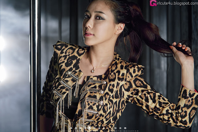 3 Kim Ha Yul - Leopard Girl-very cute asian girl-girlcute4u.blogspot.com