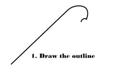 how to draw a bird flying step by step