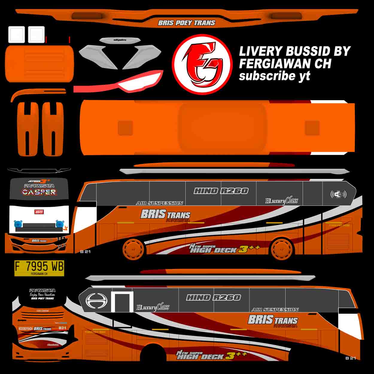 mod bussid livery casper