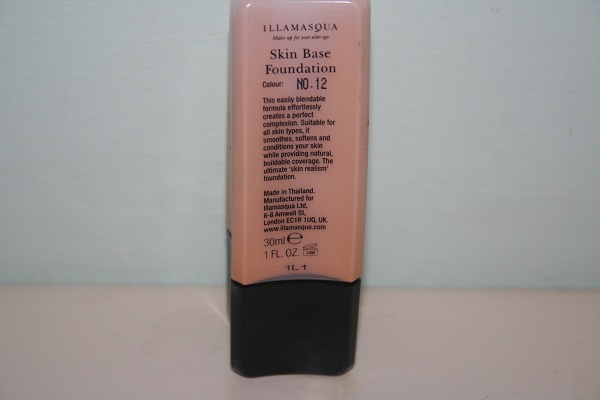 uk beauty blog illamasqua skin base