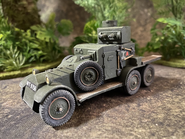 1/56 28mm Copplstone Lanchester MkII 6x4 Armoured Car for Bolt Action