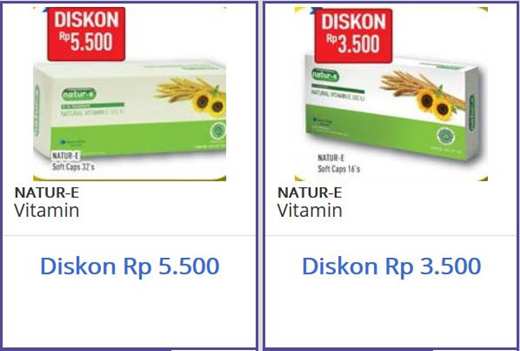 Daftar Harga Produk Natur E Terbaru 2017