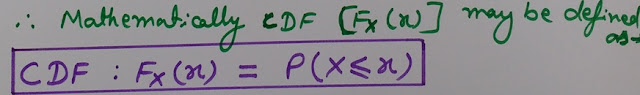 CDF Formula, Cumulative distribution function formula