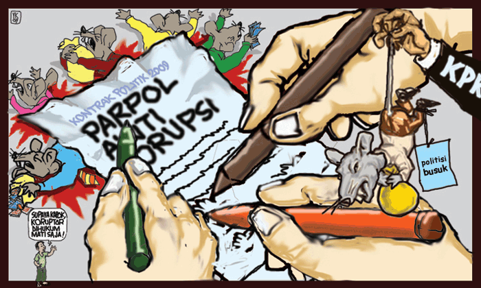 Iklan Karikatur Anti Korupsi ~ Pendidikan Anti Korupsi