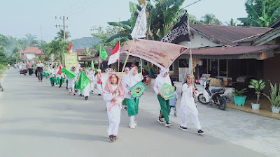 MDA Al-yaqin Siabu, Sambut Ramadhan Dengan Pawai Keliling Kampung  Jalan  Kaki