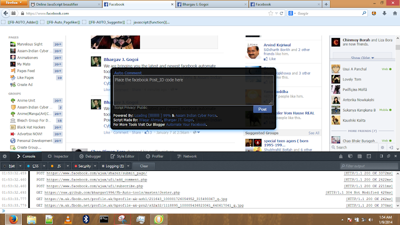 FB-Auto tagging script