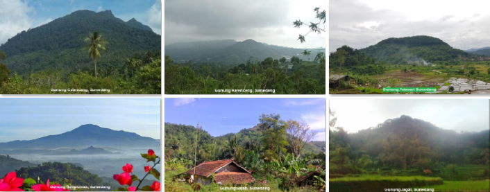 Daftar 14 Gunung Di Kabupaten Sumedang Lengkap dengan Ketinggian dan Lokasinya