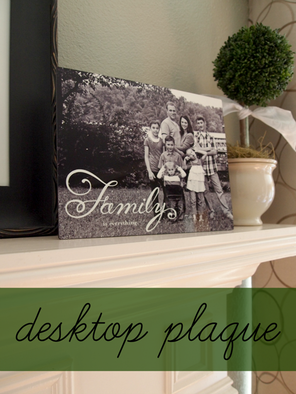 Shutterfly Desktop Plaque