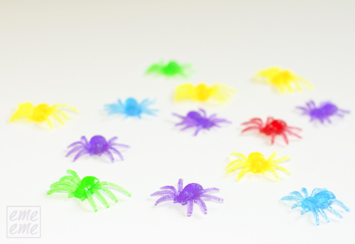 Arañas de colores - Colorful Spiders