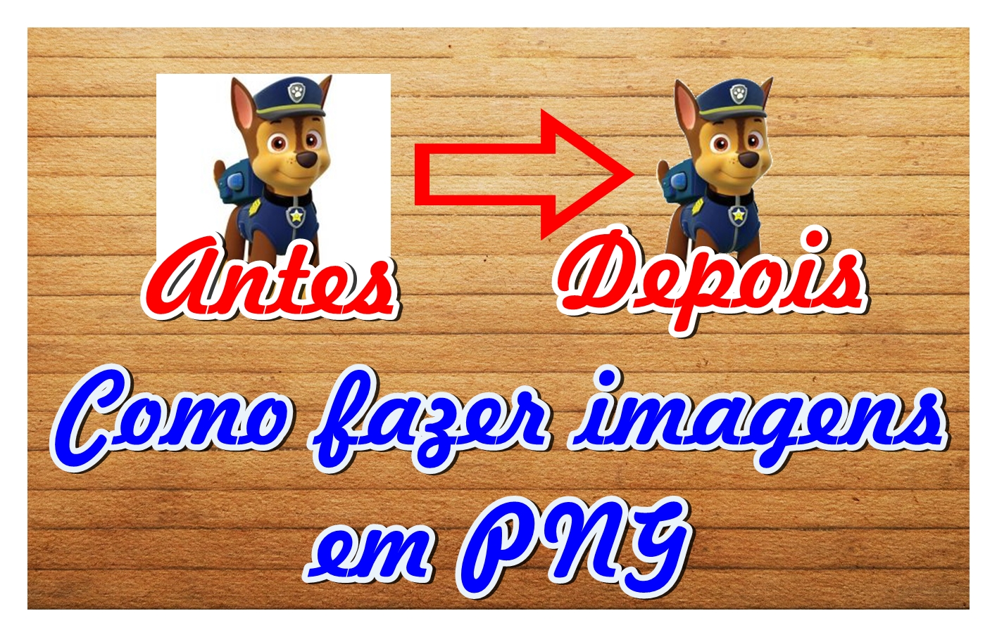 Como Remover Fundo Branco - Deixar Imagem em "PNG" | Montando minha festa