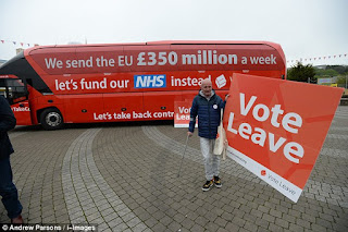 We send the EU £350m a week, let's fund our NHS instead. #LeaveLie #EU