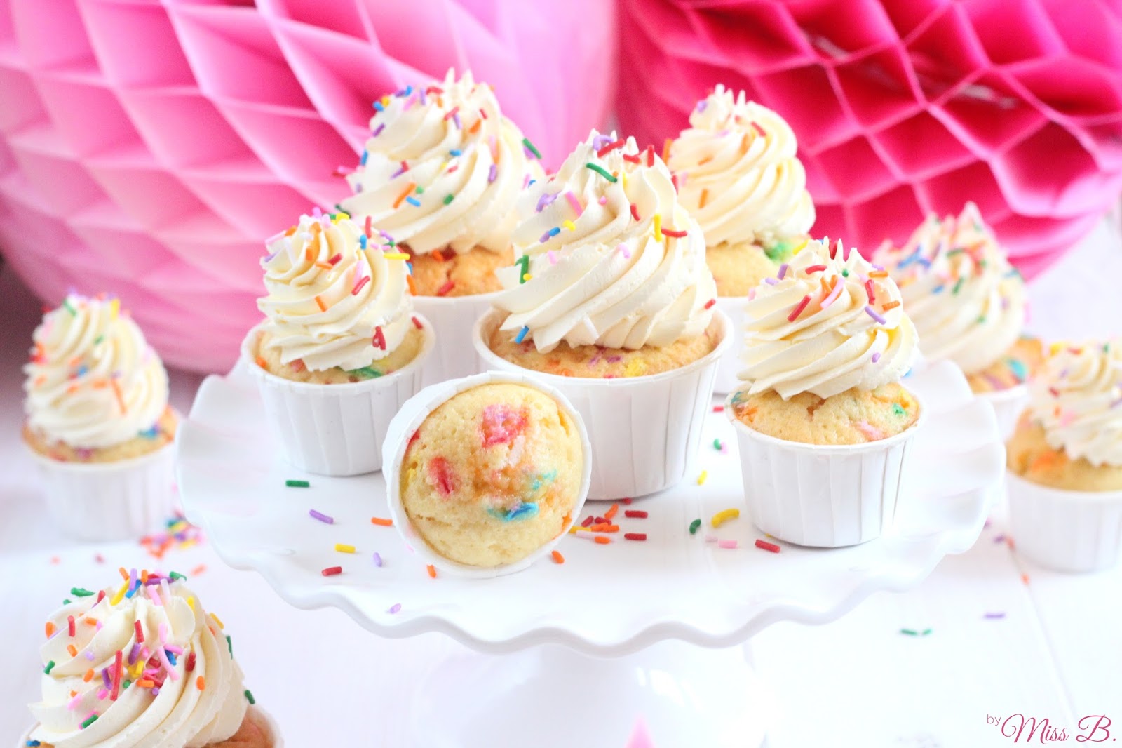 Zum Geburtstag Funfetti Birthday Cupcakes