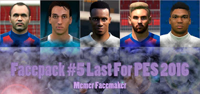 PES 2016 Facepack #5 Last by Memer Facemaker