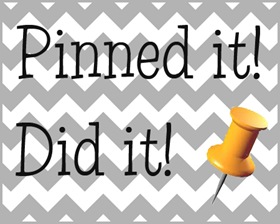pinned it pinned it