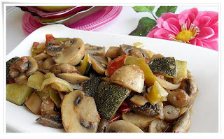  Zucchini Stew with Mushroom (Mantarli Kabak Yemegi)