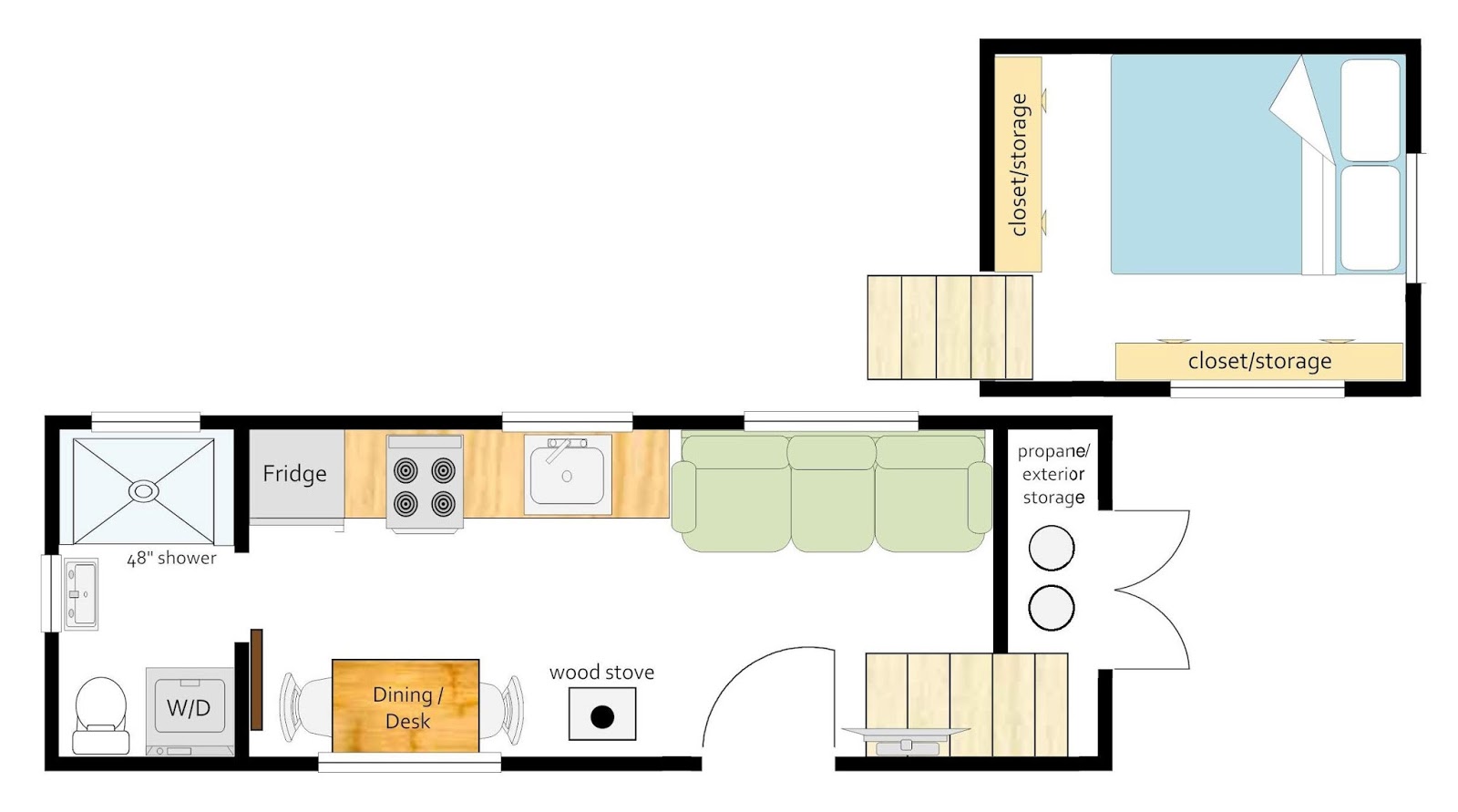 TINY HOUSE TOWN A 250 Sq Ft Southwest Abode