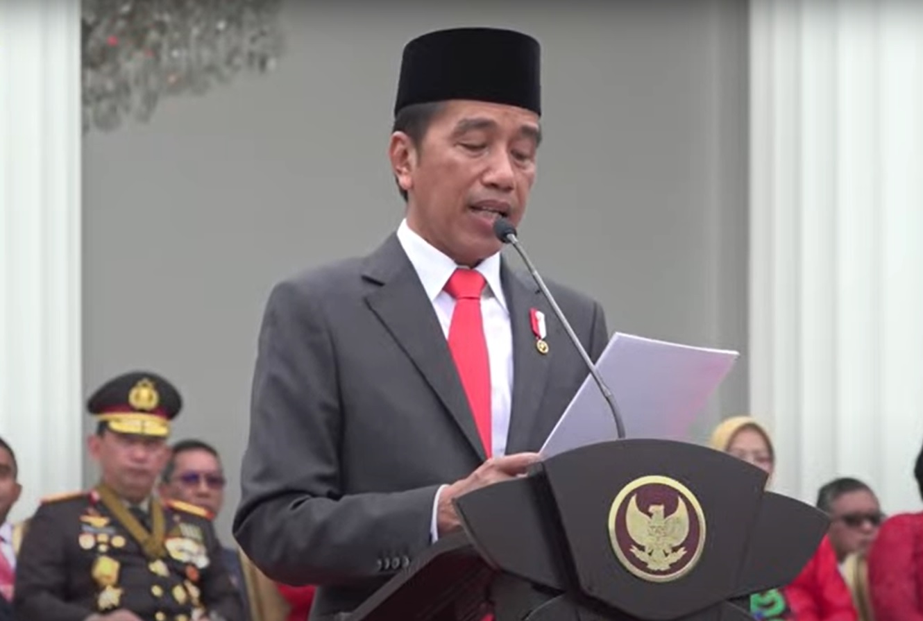 Pidato Presiden Jokowi di HUT TNI Tahun 2022