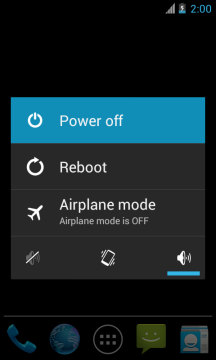 android power menu