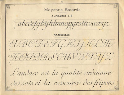 Modèles d’écriture, 1882 (collection musée)