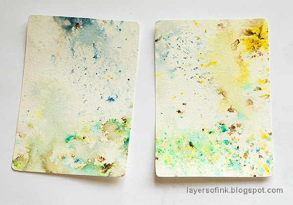 Layers of ink - Our Home Artist Trading Card Tutorial by Anna-Karin Evaldsson.