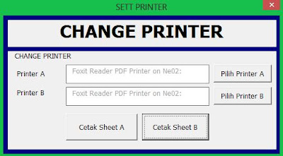 cara membuat form settingan printer di vba excel