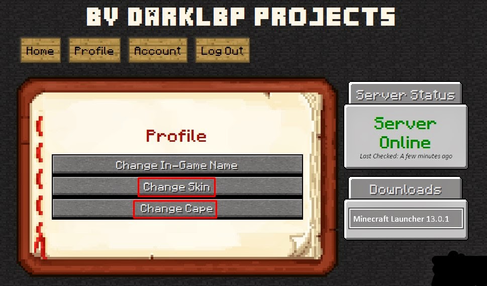 Minecraft  DarkLBP-Projects  Minecraft Cracked Launcher 