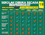 Jadual Pembukaan Semula Sekolah 2021