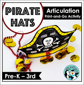 https://www.teacherspayteachers.com/Product/Pirate-Hats-for-SpeechLanguage-Therapy-2746209