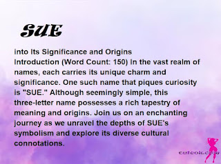 meaning of the name "SUE"