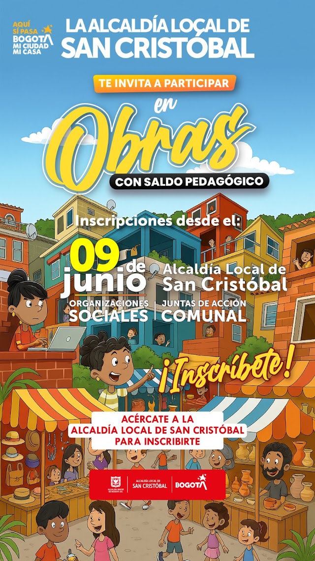  Obras con Saldo Pedagógico 2025: Participación Ciudadana para Transformar San Cristóbal