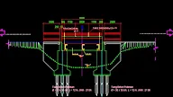 Jembatan Komposit 6 Meter Format Autocad
