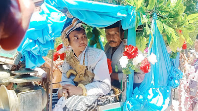 Wow Unik ! Pengantin Pria Asal Jeneponto  Datangi rumah mempelai Wanita di Bulukumba dengan naik Delman