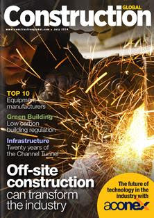 Construction Global - July 2014 | CBR 96 dpi | Mensile | Professionisti | Tecnologia | Edilizia | Progettazione
Construction Global delivers high-class insight for the construction industry worldwide, bringing to bear the thoughts of key leaders and executives on the industry’s latest initiatives, innovations, technologies and trends.
At Construction Global, we aim to enhance the construction media landscape with expert insight and generate open dialogue with our readers to influence the sector for the better. We're pleased you've joined the conversation!