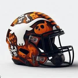 Texas Longhorns Halloween Concept Helmets