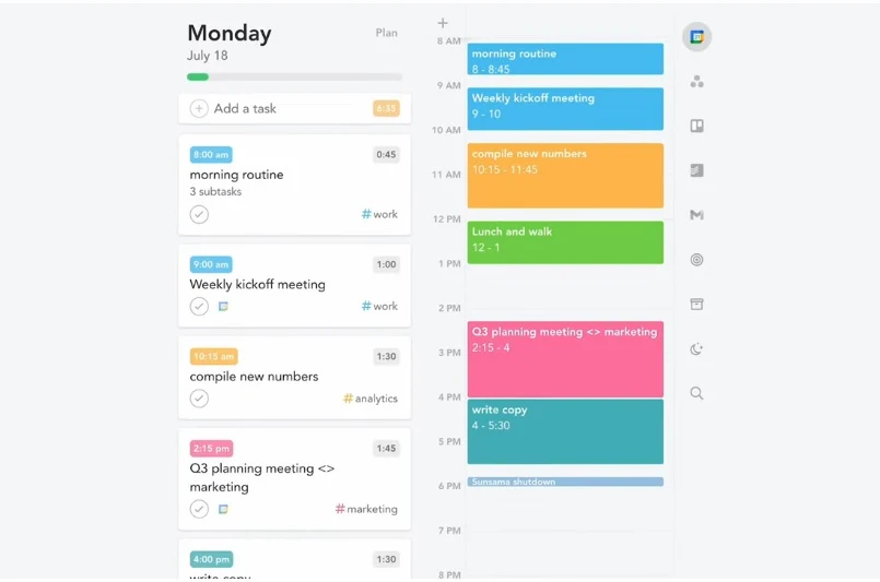 daily work management, daily task management software, daily planner assistant