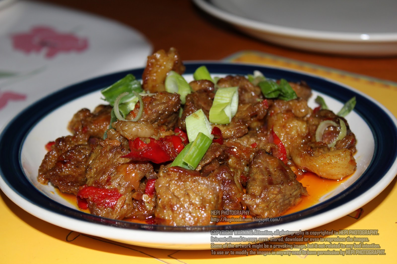 Hepi Cook Mum: Daging Balado Basah