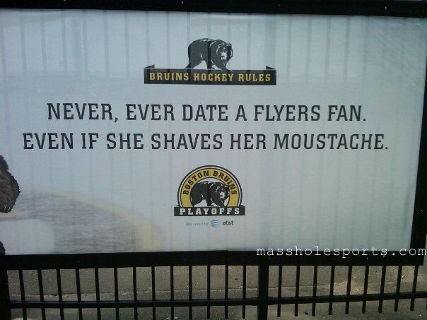 bruins lightning billboard. This was a real illboard