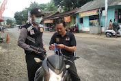 Aparat Gabungan Gelar Operasi Yustisi Razia Masker Di Pertigaan Sojomerto