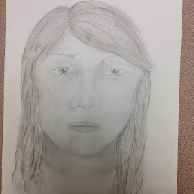 8th Grade Portrait Step by Step Drawing Art Lesson