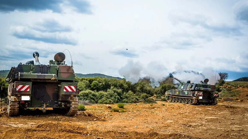 Βολές βαρέων όπλων στο Πεδίο Βολής «Αετός» Αλεξανδρούπολης