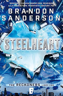 Steelheart Brandon Sanderson Reseña Libro Opinon
