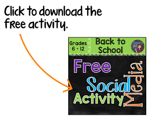 https://www.teacherspayteachers.com/Product/Back-to-School-Social-Media-Activity-1986296