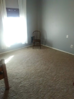 The vast bedroom space at The Village bed and breakfast.