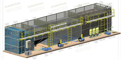 Small sewage treatment plant