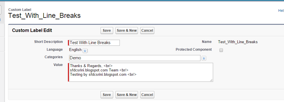 Salesforce Tutorials: How to add the new line in Salesforce ...