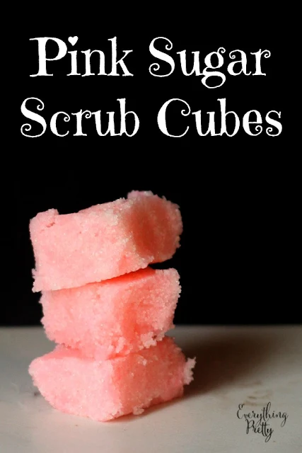 Pink Sugar Scrub Cube Recipe 